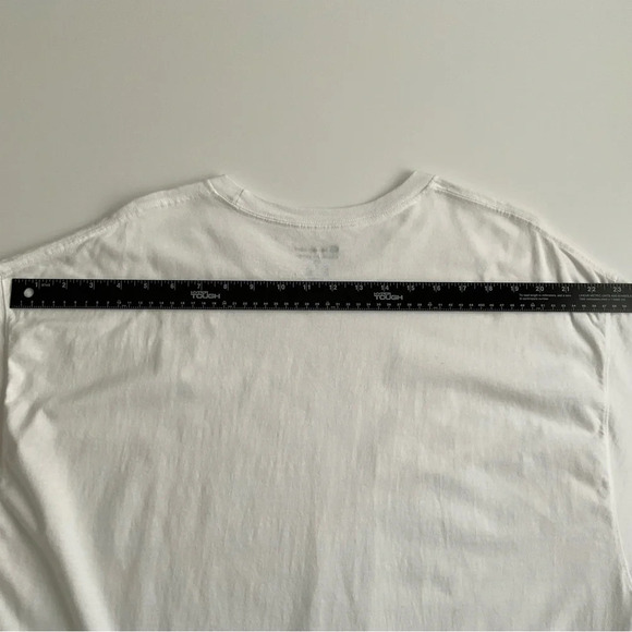 Champion Men Crew Neck Short Sleeves T-Shirt 2XL White Cotton Casual Athletic - Picture 8 of 10